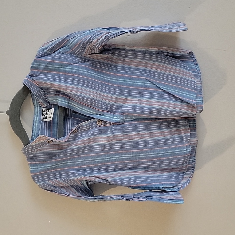 Bon Bon kids tunic stripe blue orange size 2
